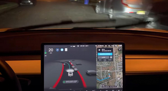 Tesla будет запрашивать видео с электрокаров с фирменным автопилотом  
