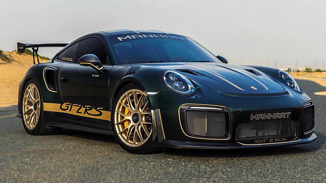 Тюнинг-ателье Manhart настроило усовершенствованный Porsche 911 G T2 RS почти на 1000 л.с. 