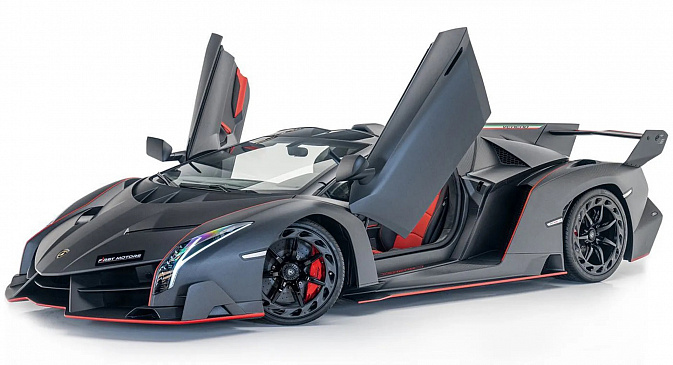 Единственный в мире Lamborghini Veneno с открытым карбоном ищет нового атвовладельца