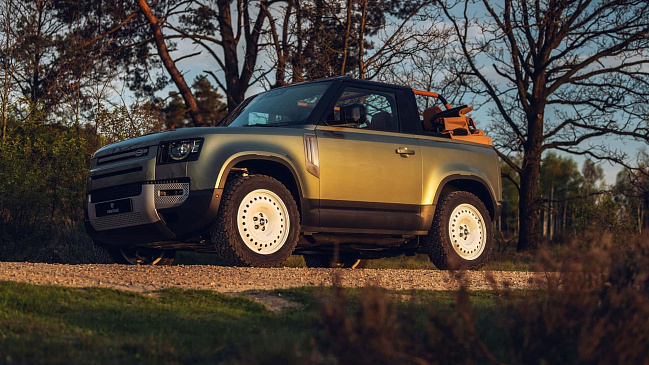 Тюнинг-ателье Heritage Design показало кабриолет на базе Land Rover Defender