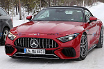 На тестах замечен прототип гибридного родстера Mercedes-AMG SL PHEV