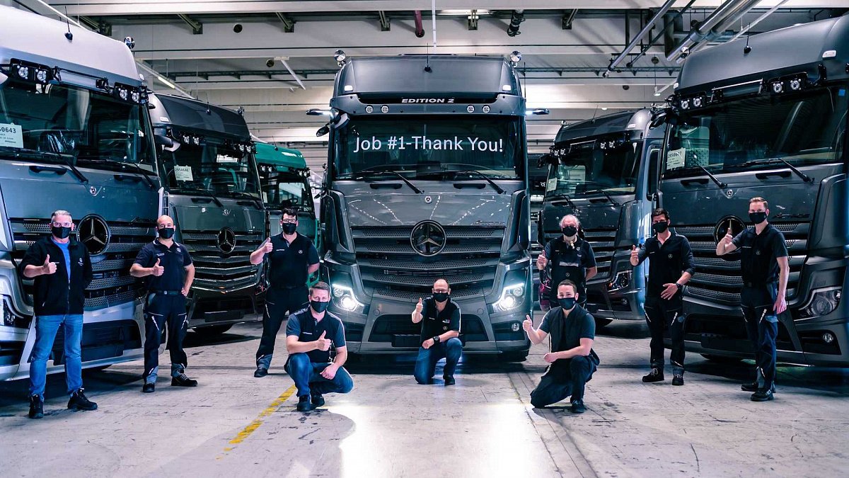 Mercedes-Benz начал поставки премиального грузовика Actros Edition 2