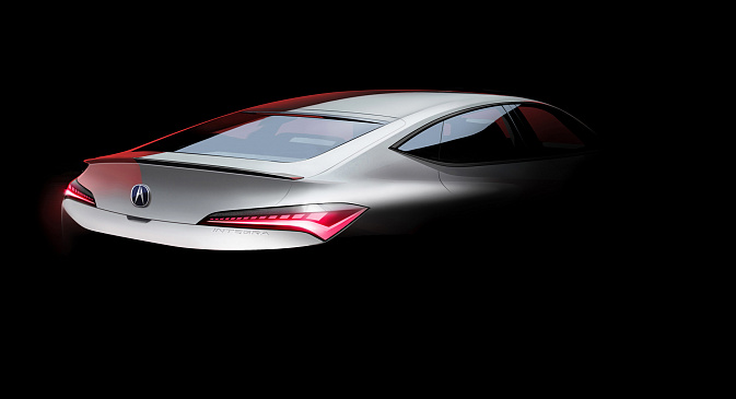 Acura Integra 2023 года в новом тизере демонстрирует пятидверный кузов лифтбэка 