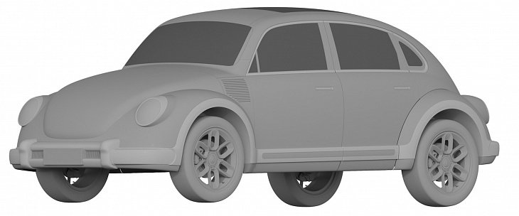 Концерн Geely запатентовал дизайн двух электрических аналогов легендарного VW Beetle