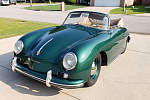 Кабриолет PORSCHE 356A 1957 года в редком цвете Lago Green выставили на аукцион 