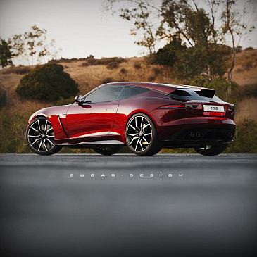 На первых рендерах представлен новый Jaguar F-Type в кузове Shooting Brake 