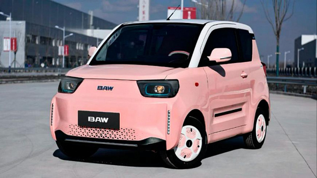 В Китае представлен электрокар BAW S3 за 375 000 рублей