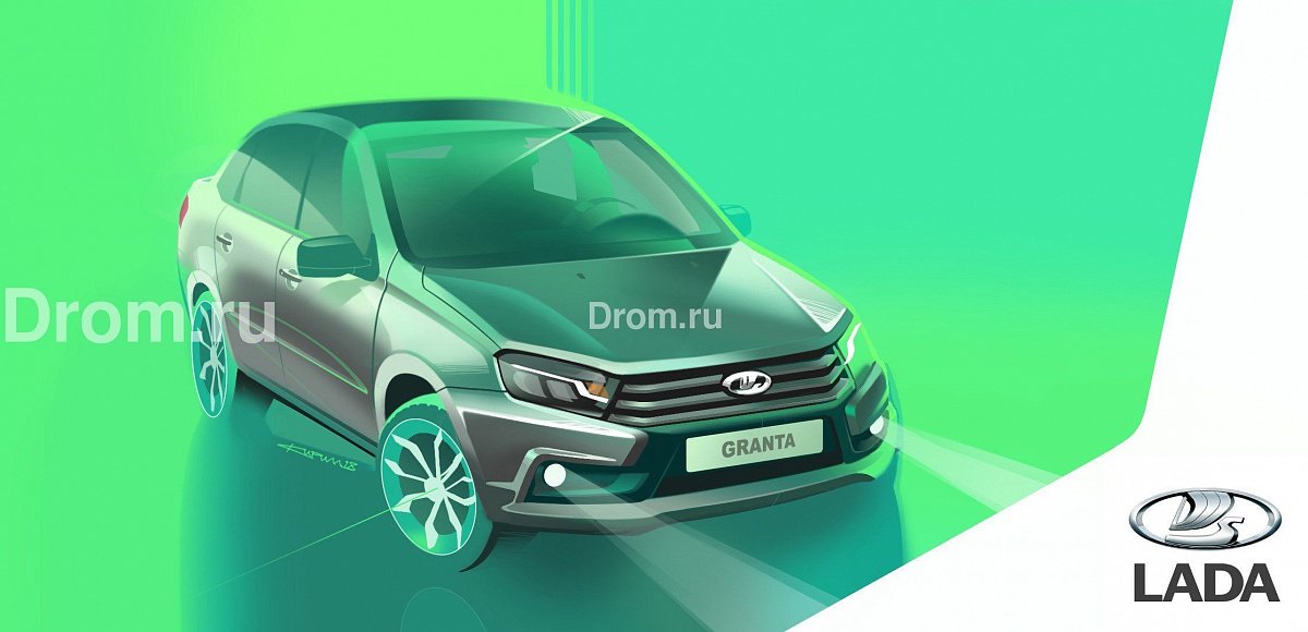 В сети появились первые изображения новой версии Lada Granta