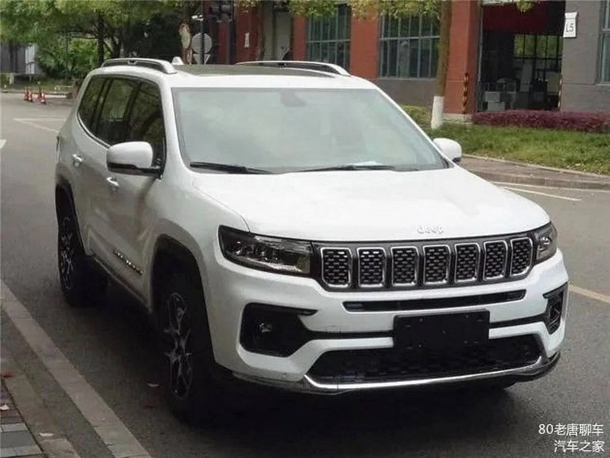 Будущий рестайлинг Jeep Grand Commander полностью просочился в Китае