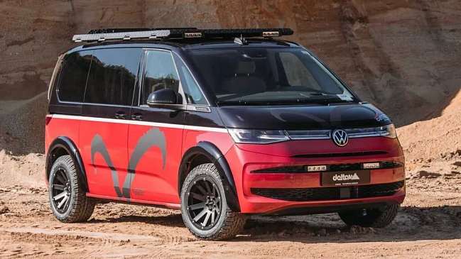 Тюнер Delta4x4 представил высокопрочную версию фургона Volkswagen Multivan T7 для бездорожья