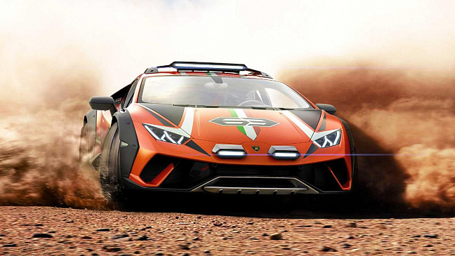 Видео с Lamborghini Huracan Sterrato показывает внедорожный суперкар в действии