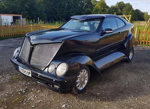 На eBay продают стилизованный под хот-род Mercedes CLK 