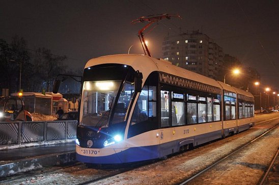 В Москве протестируют первый в России беспилотный трамвай 