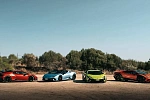 Компания Lamborghini устроила прощальный тур для суперкара Lamborghini Huracan 