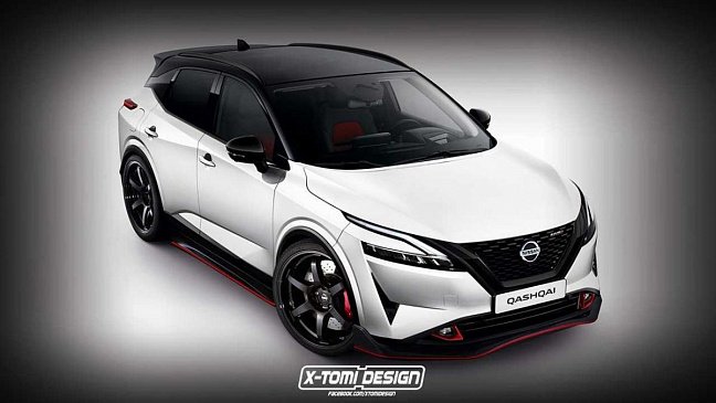 В Сети появился рендер на мощный кроссовер Nissan Qashqai Nismo 