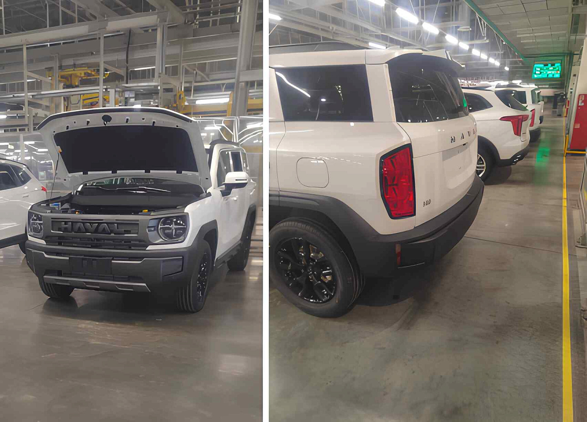 Haval H3: обновленный кроссовер замечен на заводе - первые фото