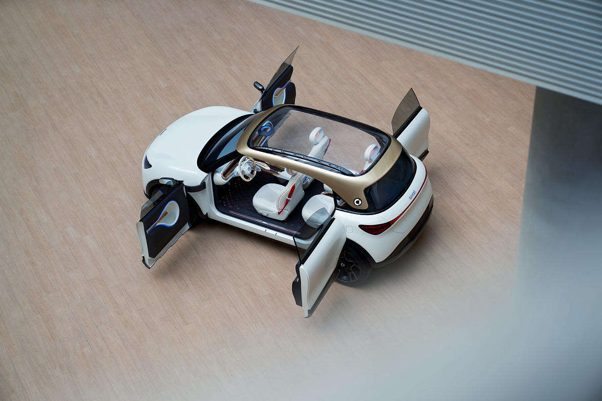 Smart кардинально пересмотрел городские авто с новым кроссовером Concept #1