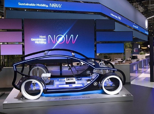 Бренд ZF представил новую платформу для электромобилей на автосалоне в Мюнхене