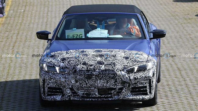 Компания BMW тестирует обновленный кабриолет BMW 4 Series 