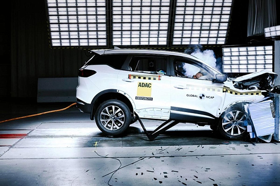 Кроссовер Chery Tiggo 7 Pro в испытаниях на безопасность получил две звезды из пяти