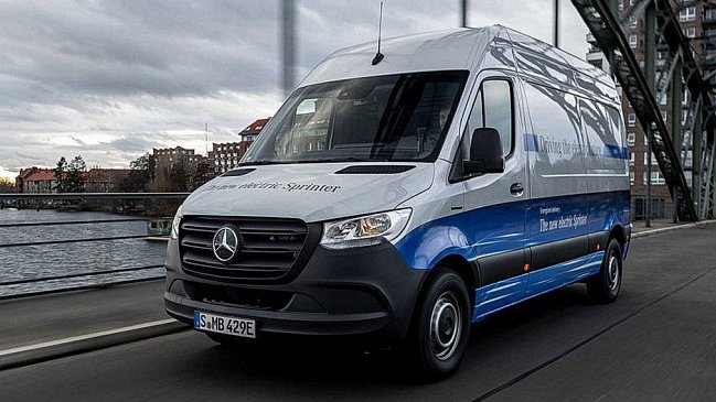 Продемонстрировали электрическую вариацию Mercedes-Benz Sprinter