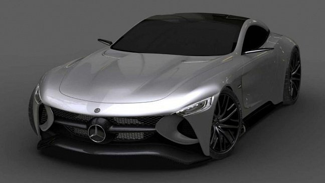 Представлен рендер нового Mercedes-Benz SLR Vision 