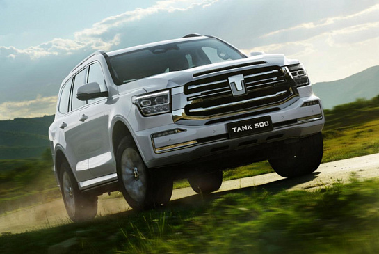 В России готовят к дебюту гибрид Tank 500: уже есть цены в рублях