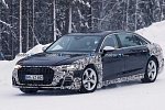 Появились фото Audi A8 2022 года с длинной колесной базой 