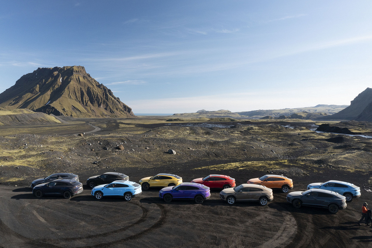 Компания Lamborghini приглашает клиентов на месячное приключение по Исландии на Urus