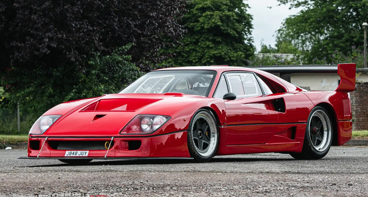 Редкий Ferrari F40 с двигателем V12 будет выставлен на аукцион