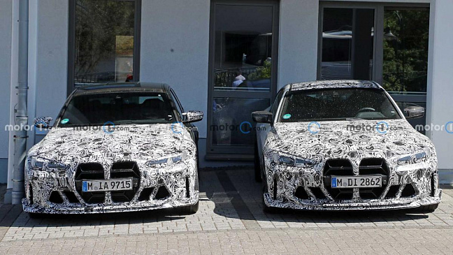 В Сети появились снимки с мощным BMW M3 CS 2023 модельного года