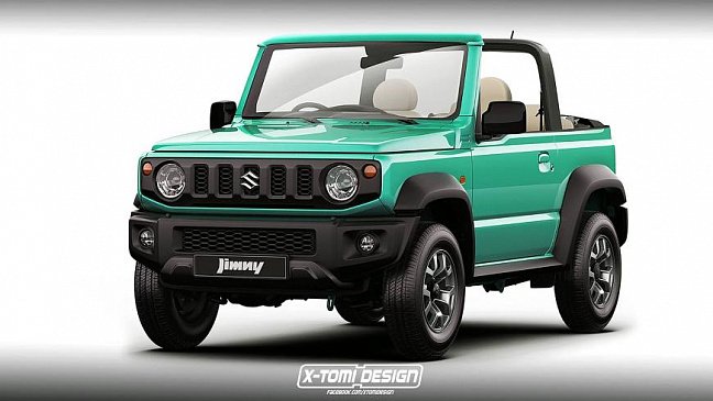 Как будет выглядеть Suzuki Jimny кабриолет? 