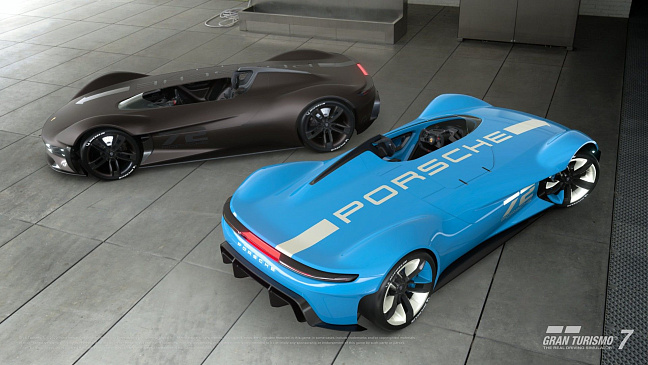 Компания Porsche продемонстрировала одноместный концепт Vision GT Spyder для игры Gran Turismo 7