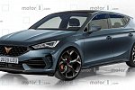 В сети распространили дебютные рендеры Cupra Leon 2021