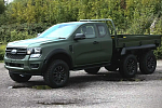 Ford Ranger превращается в гибридный грузовик 6×6 с большой грузоподъемностью