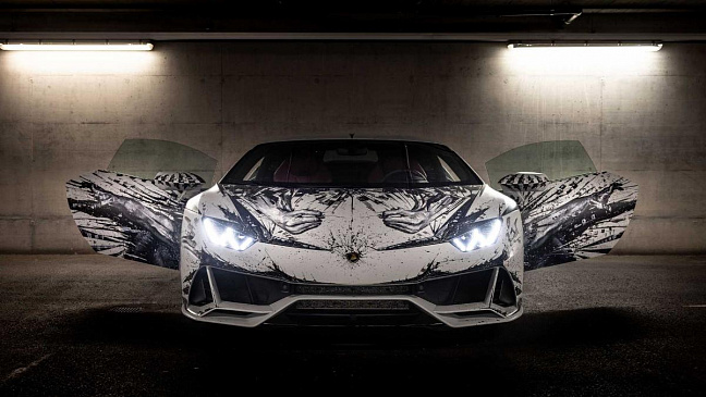 Этот Lamborghini Huracan Evo получил необычное оформление 
