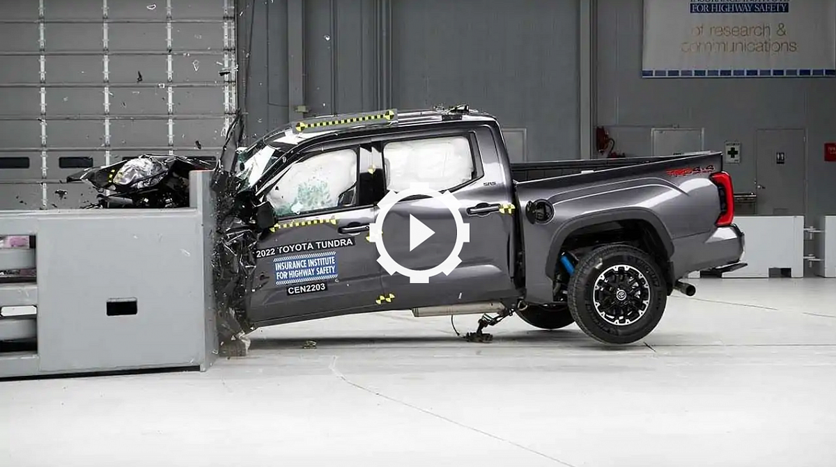 Toyota Tundra 2022 года получила награду Top Safety Pick+ Award от IIHS