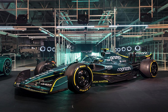 Команда Aston Martin представила болид для сезона 2022 года в Формуле-1