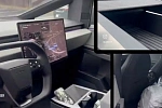 Интерьер Tesla Cybertruck попал на видео перед доставкой автолюбителям