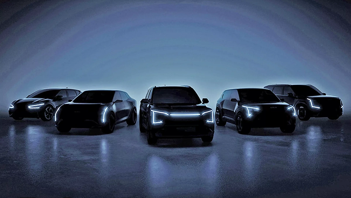 Kia представит два новых концепта электромобилей 12 октября 2023 года