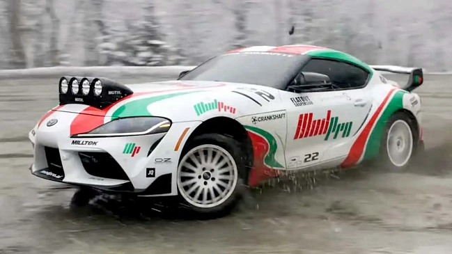 Спортивное купе Toyota Supra отлично показало себя в ралли