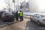 В Красноярске в аварии пассажирка повредила нос