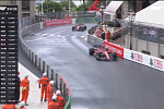 Серхио Перес выиграл Гран-при Монако, гонку прерывали красным флагом