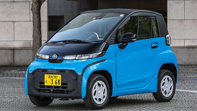 Марка Toyota открыла продажи компактного электрокара C+ Pod в Японии