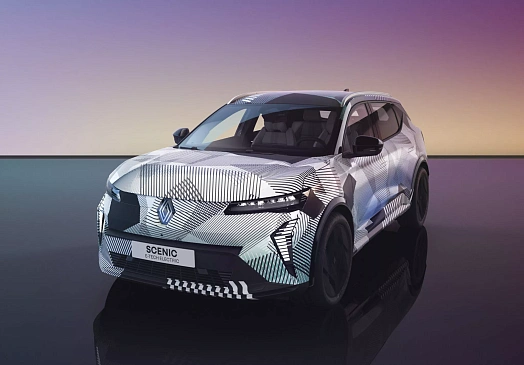 Renault тизером анонсировала дебют кроссовера Renault Scenic E-Tech 2024 года