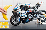 Ютубер собрал BMW M 1000 RR из Lego в масштабе 1:5