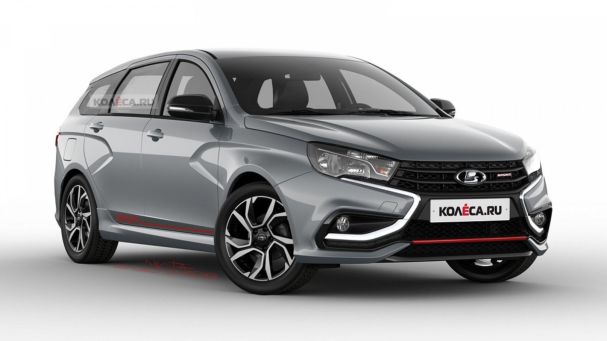 LADA Vesta  готовится к выходу «заряженного» универсала SW Sport