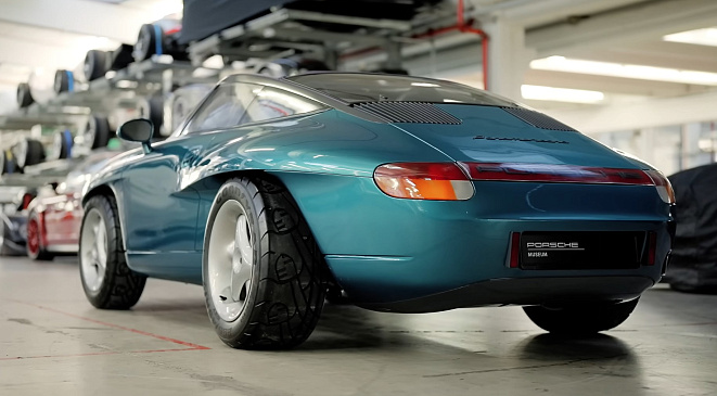 В Top Gear показали необычные концепты и прототипы автомобилей Porsche