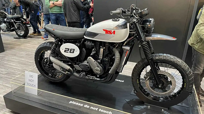 Концепт BSA Scrambler дебютировал на мотоциклетном шоу 2022 года