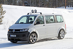 Volkswagen ID.Buzz 2024 года с длинной колесной базой колес засветился перед фотошпионами